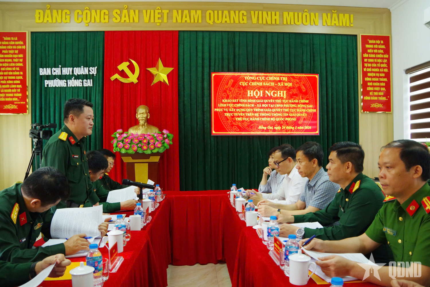 Đoàn công tác Cục Chính sách - xã hội khảo sát tại Quảng Ninh